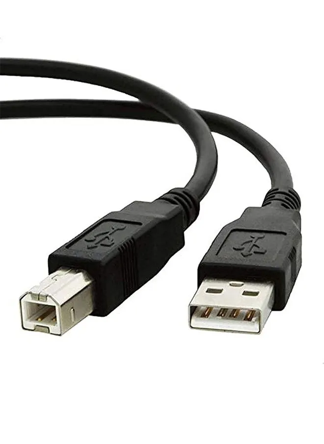 كابل طابعة ذكر USB 2.0 من النوع A إلى النوع B بطول 1.8 متر للطابعة والماسح الضوئي والأقراص الصلبة الخارجية والمزيد-1