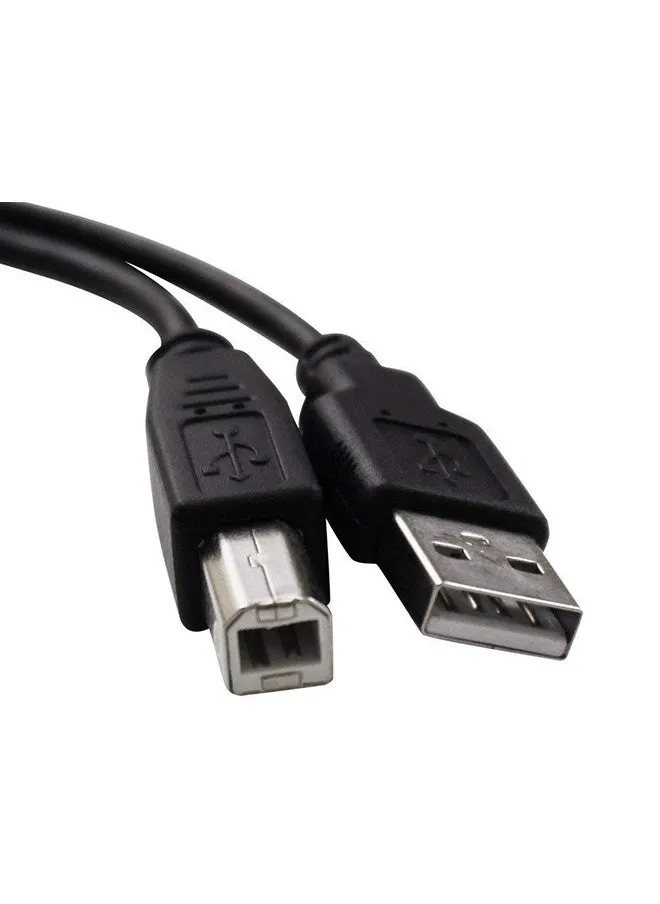 كابل طابعة ذكر USB 2.0 من النوع A إلى النوع B بطول 1.8 متر للطابعة والماسح الضوئي والأقراص الصلبة الخارجية والمزيد-2