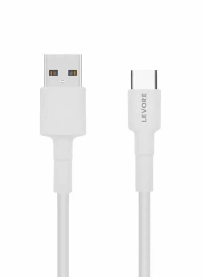 كابل USB A إلى USB C من مادة PVC بطول 1.8 متر-1