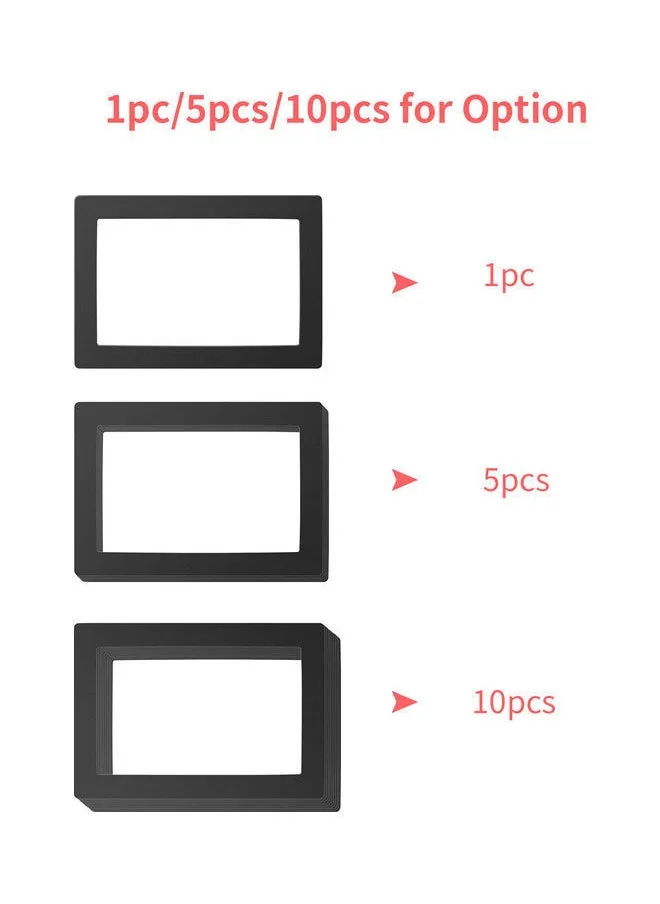 مجموعة 10 قطع حشيات LCD للطابعة ثلاثية الأبعاد 9.5x6.7بوصة أسود-2