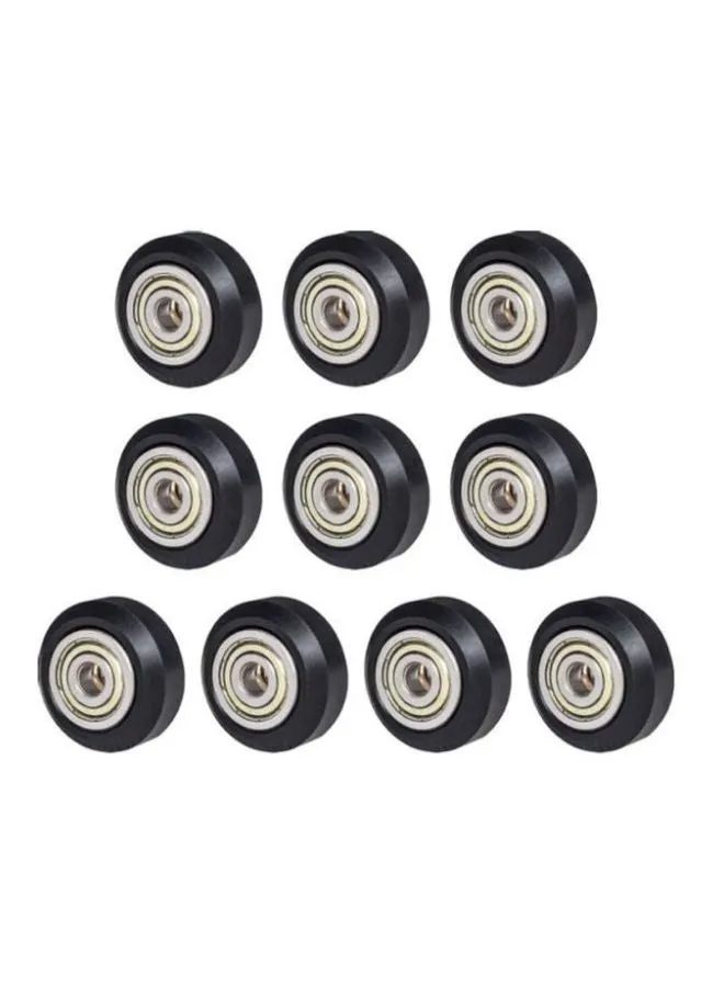 10-Piece POM Wheel Black/Silver/Gold-2