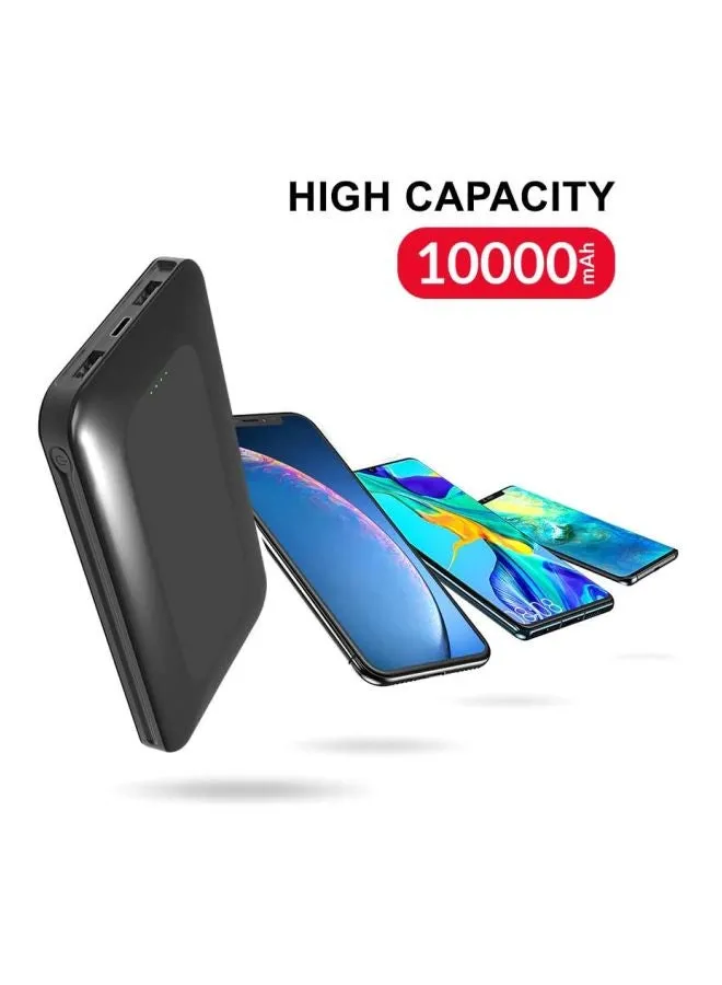 باور بنك محمول 10000.0 mAh أسود-2