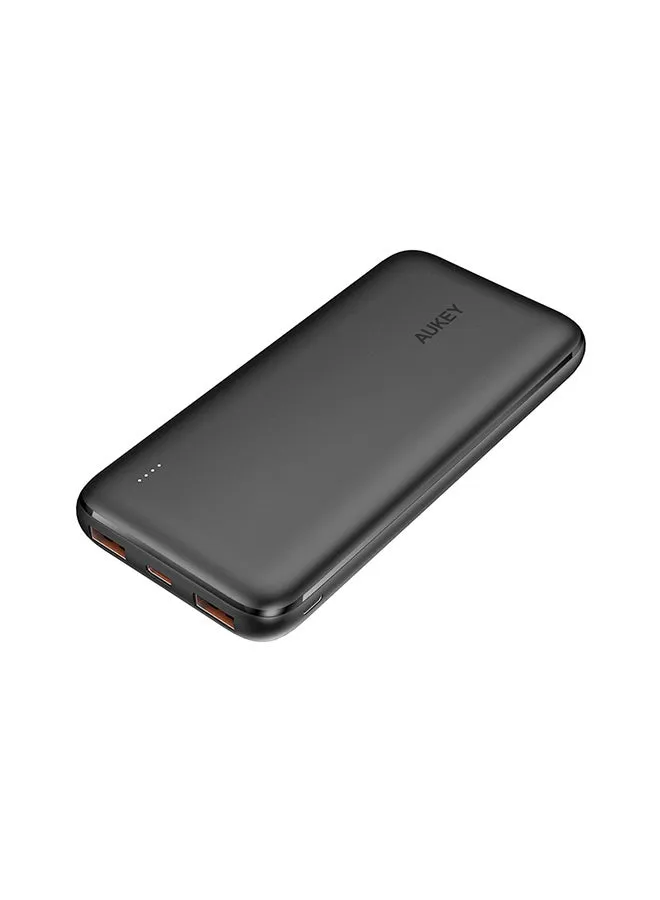 بطارية متنقلة نحيفة PD USB-C 20 واط N73 بسعة 10000 mAh أسود-1