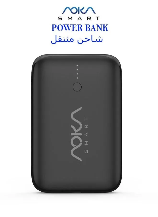 باور بانك 10000 مللي أمبير في الساعة ثنائي USB APB-B003 - أسود-1