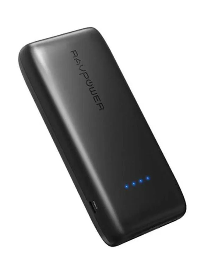 باور بانك قابل للتنقل مزود بتكنولوجيا اي سمارت 10050.0 mAh أسود-1