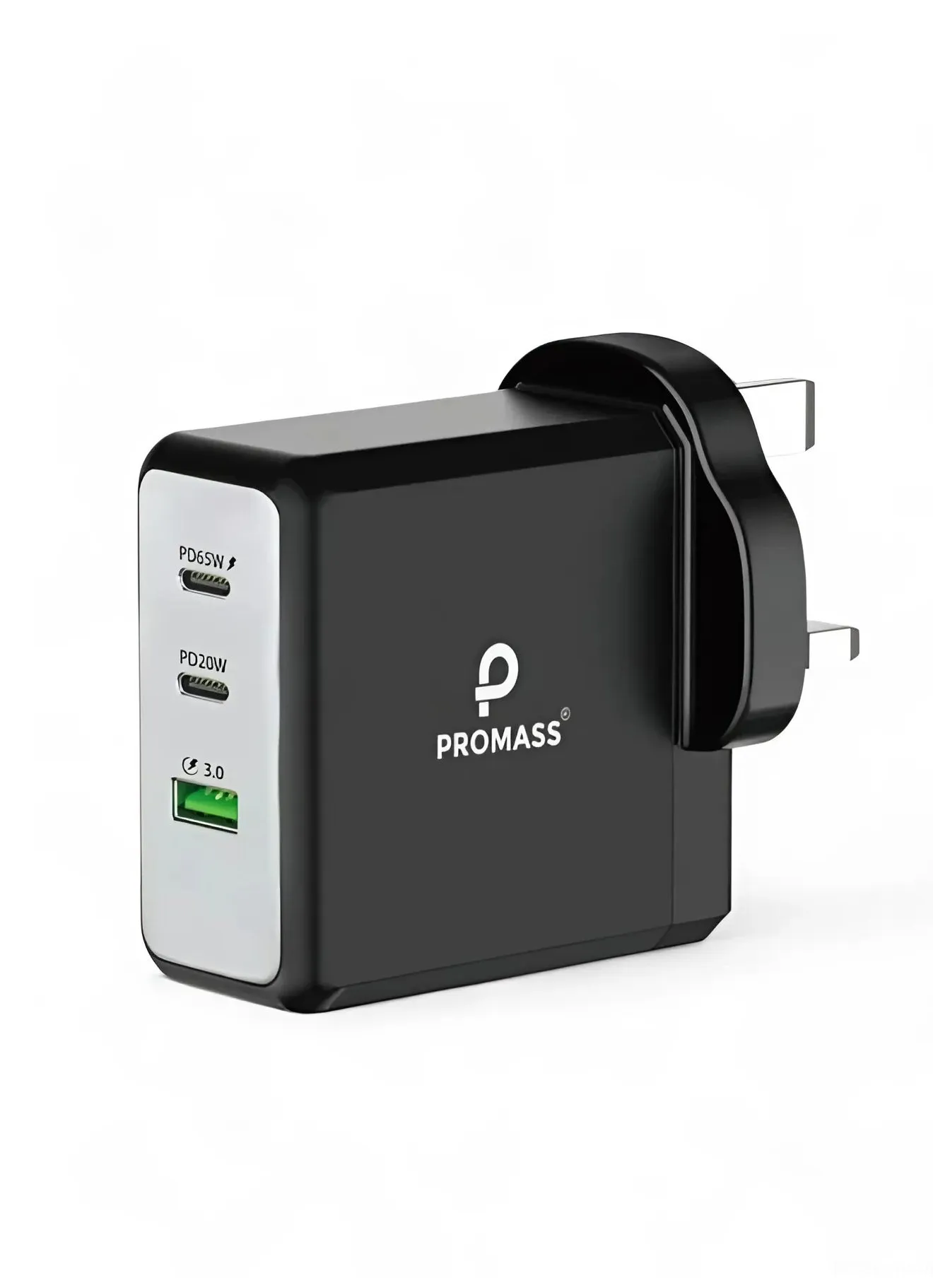 100W Super Fast Wall Charger with PD GaN, QC 3.0 with 3 Ports (2 PD Ports - 1 USB A Port) Compatible with iPhone 16 Pro Max/15/14/13/12/11/X/8/7, Samsung, Honor, Huawei, Xiaomi - Black-1