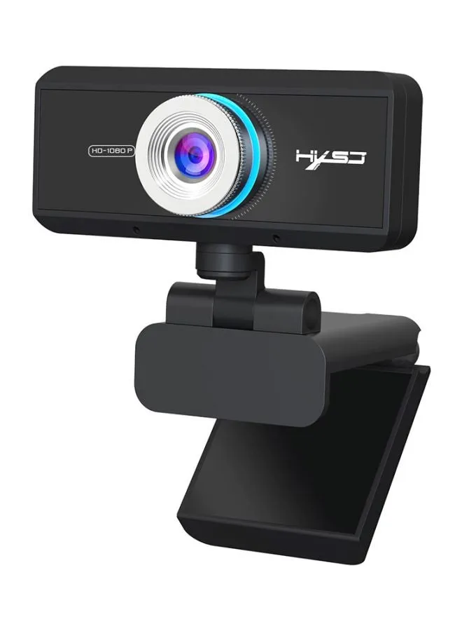 1080P Manual Focus Webcam Black-1