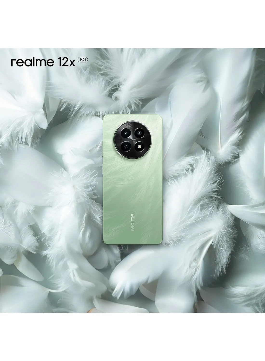 12x Feather Green، ثنائي الشريحة، 6 جيجا بايت رام، 128 جيجا بايت، 5G - إصدار الشرق الأوسط-2