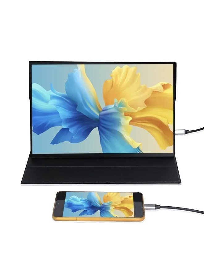 شاشة 13.3 بوصة IPS HDR 1920X1200 FHD للعناية بالعين، شاشة USB C للألعاب، مكبر صوت مزدوج، شاشة كمبيوتر HDMI Type-C VESA لأجهزة الكمبيوتر المحمول-1