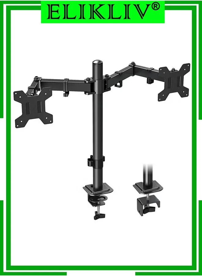 حامل شاشة مزدوج مقاس 13-32 بوصة، مقاس 75/100 مم VESA-1