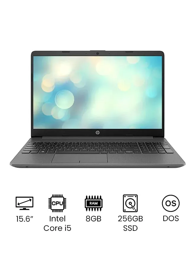 لابتوب مع 15.6 بوصة عالية الدقة (1366×768) / إنتل كور i5-1135G7 / ذاكرة رام 8 جيجابايت رام DDR4 / سعة تخزين 256 جيجابايت إس إس دي / 2 جيجابايت انفيديا جى فورس ام اكس 350 جرافيكس / بدون ويندوز الإنجليزية/العربية رمادى-1