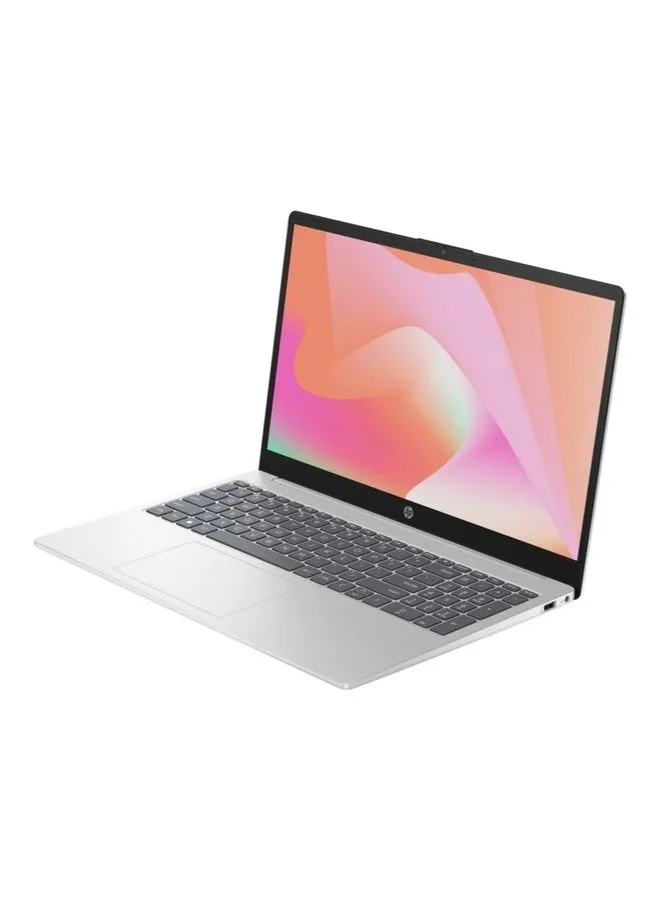 15-fd0021nx Laptop With 15.6 Inch Full HD Display, Intel Core i3-1315U Processor/4GB RAM DDR4/256GB SSD/DOS(Without Windows)/Intel UHD Graphics With Hp Prelude Bag + HP Mouse English/Arabic Natural Silver-2