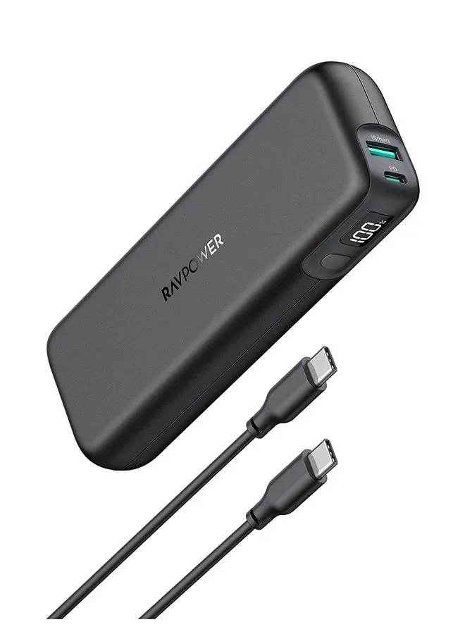 RP-PB203 PD Pioneer 30W 2-Port Power Bank مع شاشة LED-1