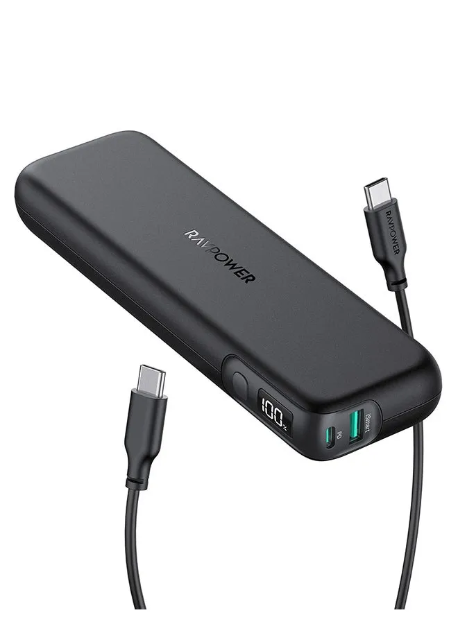 RP-PB203 PD Pioneer 30W 2-Port Power Bank مع شاشة LED-2