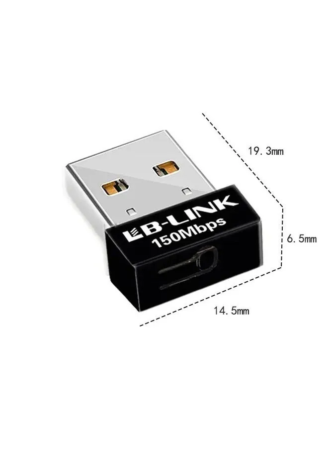 محول لاسلكي صغير الحجم مزود بمنفذ USB بمعدل نقل بيانات 150 ميجابت في الثانية-2