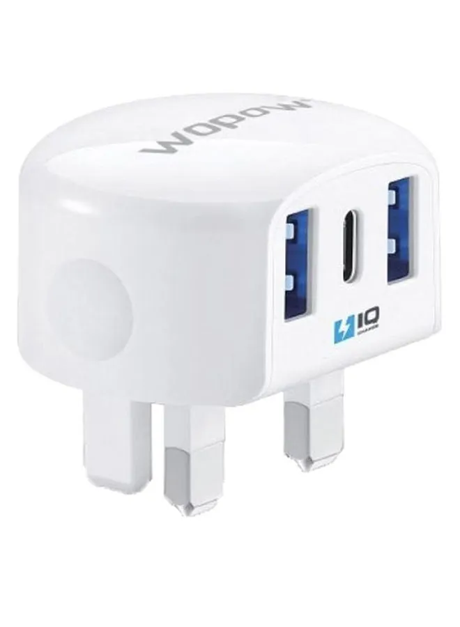 شاحن حائط بقوة 17 وات بمنفذين USB Power Boost IQ-2