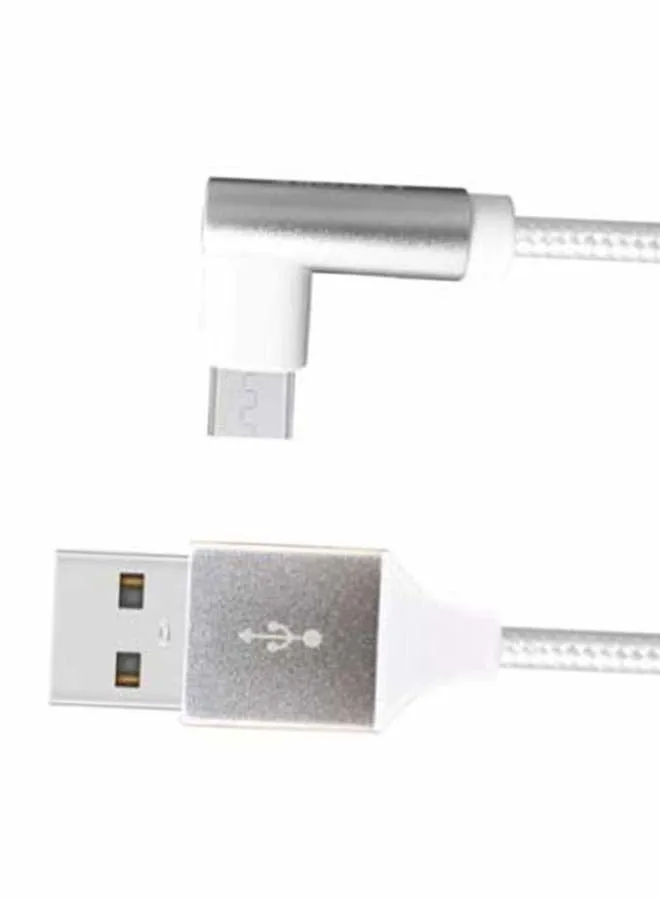 كابل USB A إلى Micro USB مضفر من النايلون بطول 1 متر-2