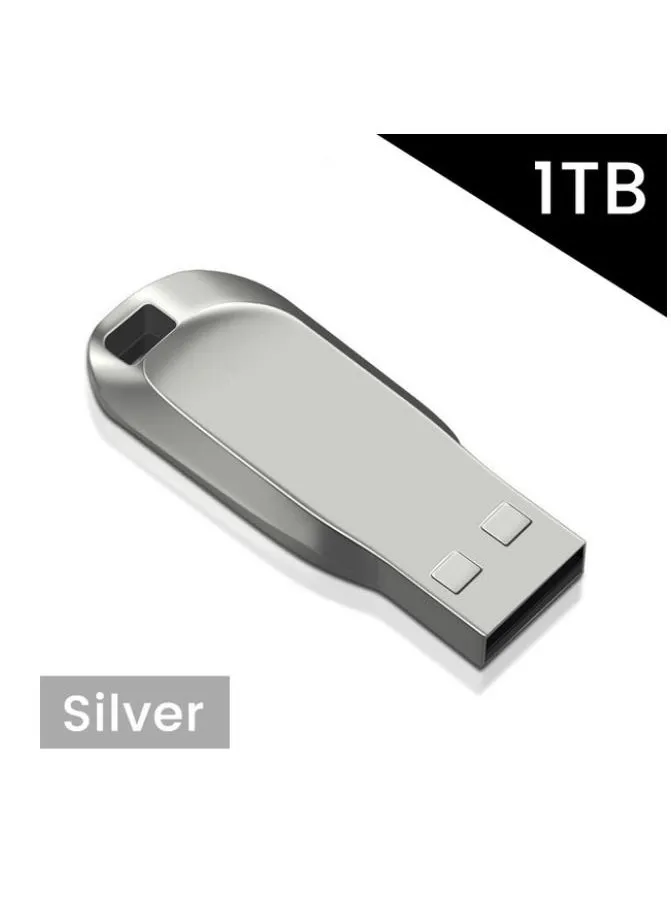 1TB USB 3.0 High speed Flash Metal Pen Drive Waterproof Silver-1