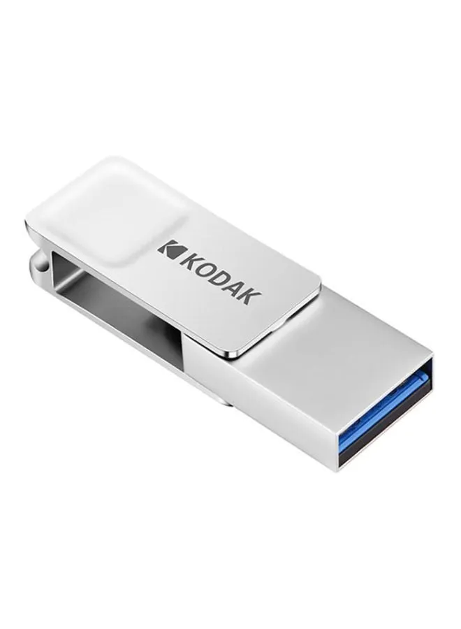 فلاش درايف معدني 2 في 1 من منفذ Type-C إلى منفذ USB 3.1 C6687-32-L فضي-1