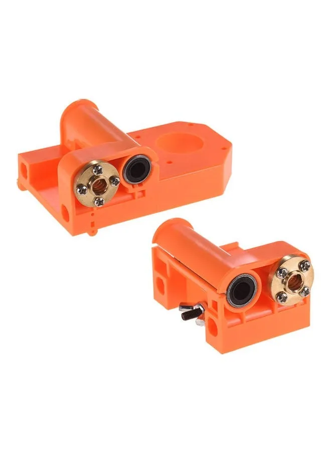 2-Piece 3D Printer Injection Parts Orange-1