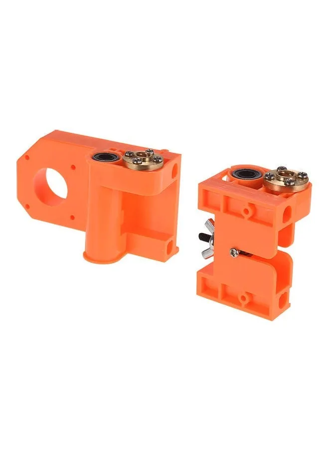 2-Piece 3D Printer Injection Parts Orange-2