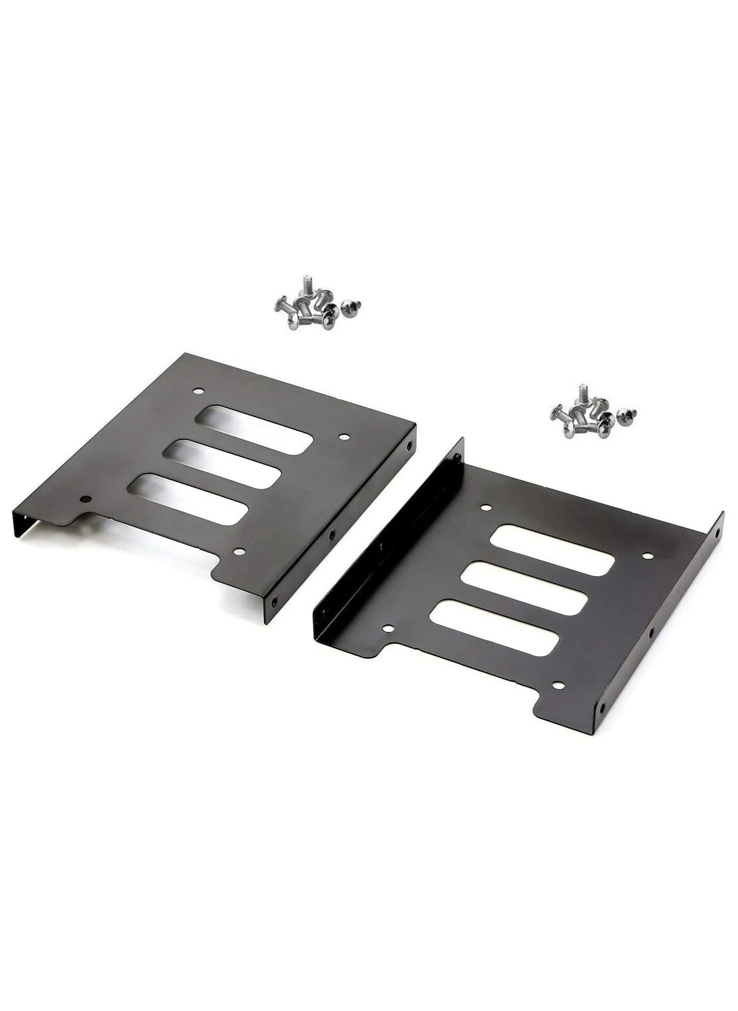 2-Piece HDD Holder 2.5 to 3.5 Mounting Bracket Hard Drive Adapter-1