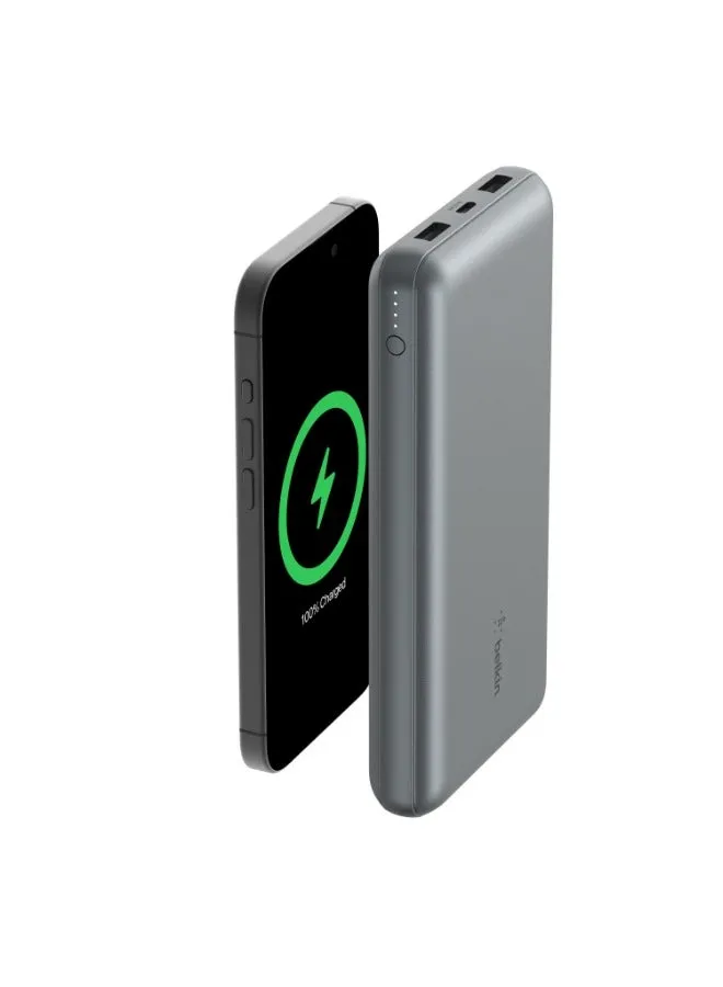 بنك الطاقة BoostCharge Pro 20K - حزمة بطارية مع منافذ USB-C وUSB-A، طاقة خرج 15 وات، شاحن محمول لأجهزة iPhone 15 و14 و13 و12 وiPad Pro وGalaxy S24 وS24 Ultra وS24+-2