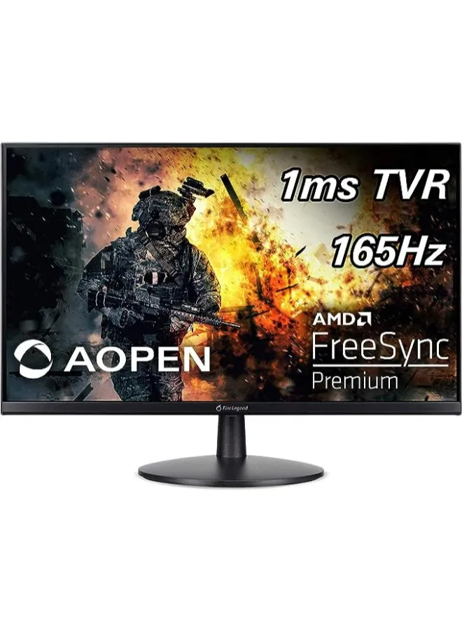 شاشة ألعاب 24MV1Y Pbmiipx مقاس 23.8 بوصة بدقة Full HD (1920 x 1080) FPS RTS | تقنية AMD FreeSync المتميزة | ما يصل إلى 165 هرتز | 1 مللي ثانية | متوافق مع VESA والإمالة ومنفذي HDMI ومنفذ عرض واحد ومكبرات صوت باللون الأسود-1