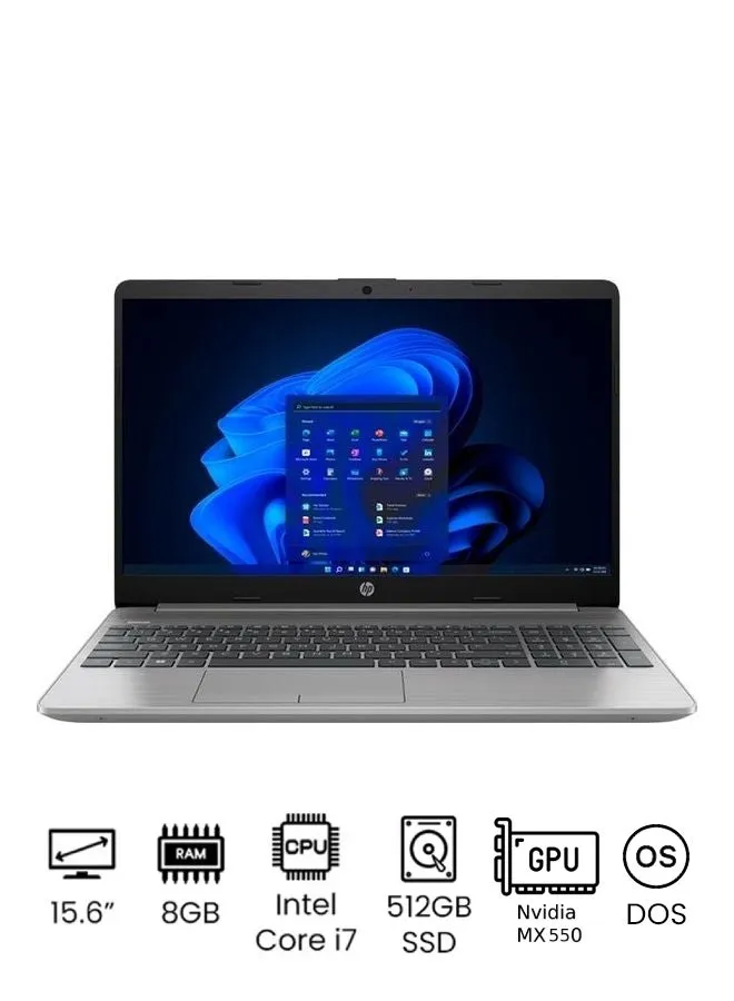 لابتوب 250 جى 9 بشاشة مقاس 15.6 بوصة ومعالج كور i7-1255U / ذاكرة وصول عشوائي رام سعة 8 جيجابايت / سعة تخزين 512 جيجابايت إس إس دي / بطاقة رسومات انفيديا جى فورس ام اكس 550 سعة 2 جيجابايت / بدون ويندوز العربية رمادى إسترويد-1