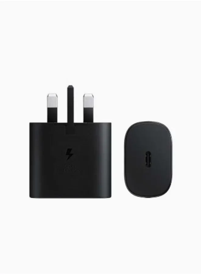 محول PD 25 وات USB-C أسود-1