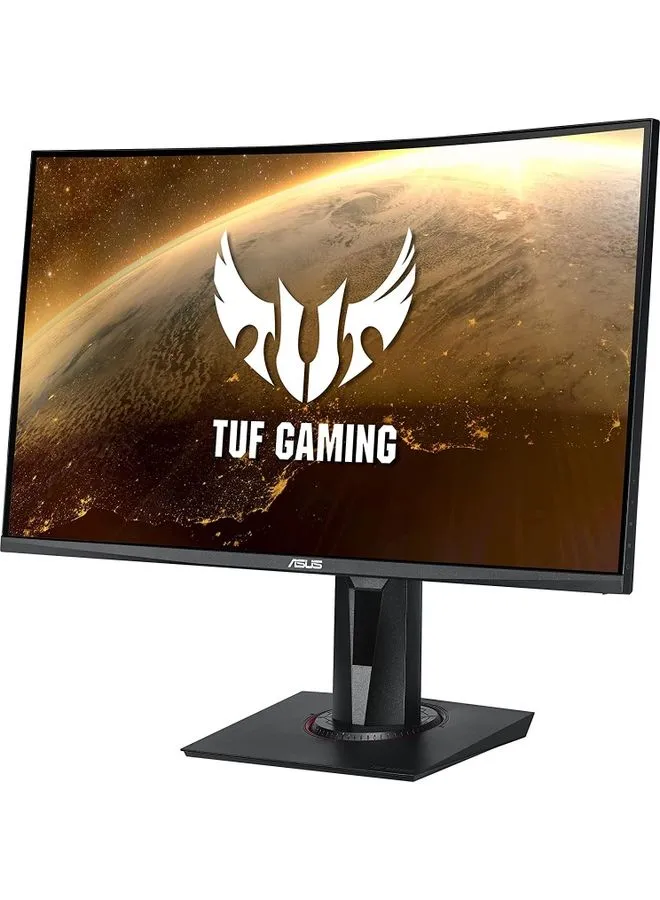 شاشة الألعاب المنحنية TUF Gaming VG27WQ مقاس 27 بوصة WQHD (2560x1440)، 165 هرتز (أعلى من 144 هرتز)، ضبابية حركة منخفضة للغاية، مزامنة متكيفة، Freesync Premium، 1 مللي ثانية (MPRT)، DisplayHDR 400 أسود أسود-2