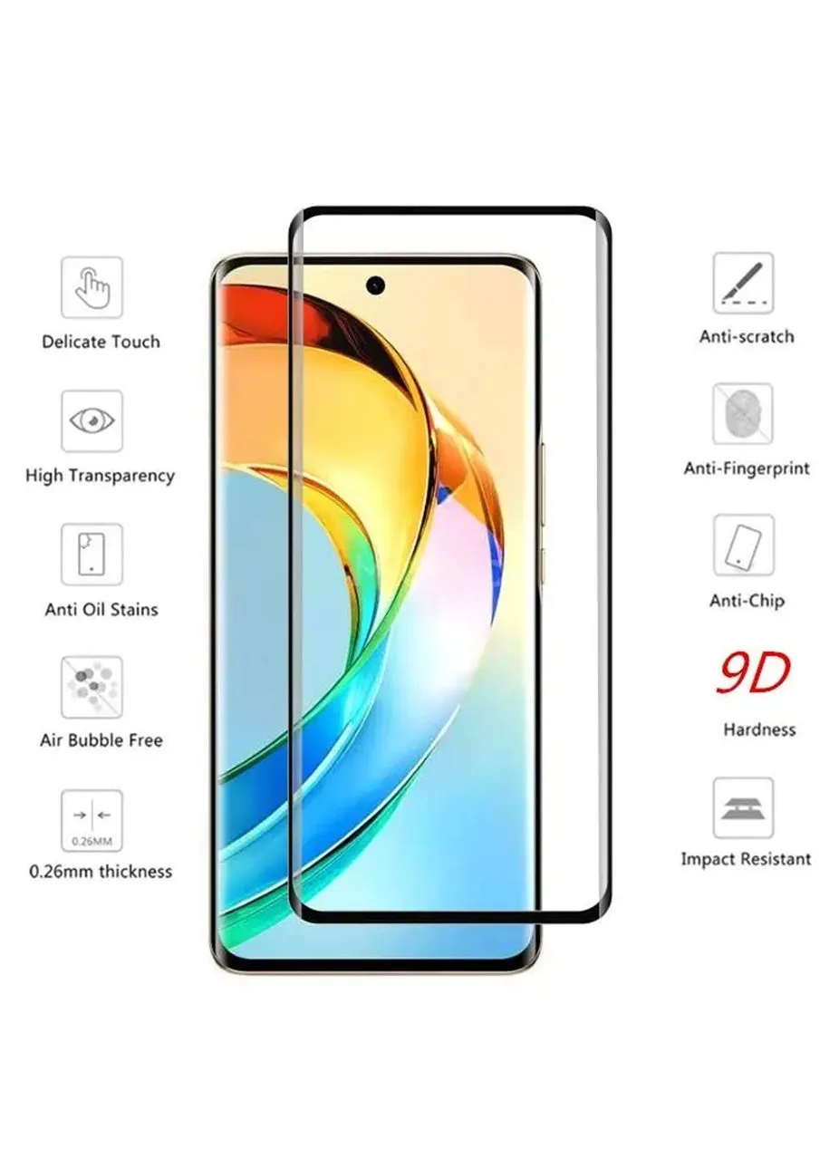 قطعتان من الزجاج المقسى لهاتف Honor X9b 5G-2