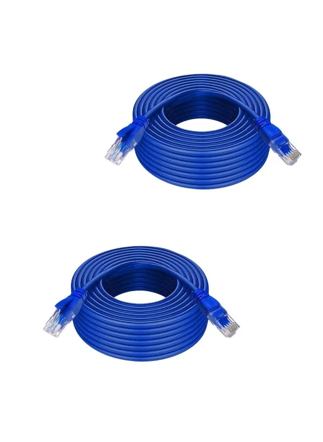 كيبل شبكة RJ45 CAT5 إيثرنت LAN بطول 5 متر-2قطعة-1