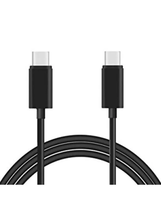 3 Meter Thunderbolt Cable Usb C To Usb C Compatible With Macbook Air Galaxy Tv And More Fast Charging Up To 100W Made For Usb C Devices 20 V 3 A 3 M Black-1