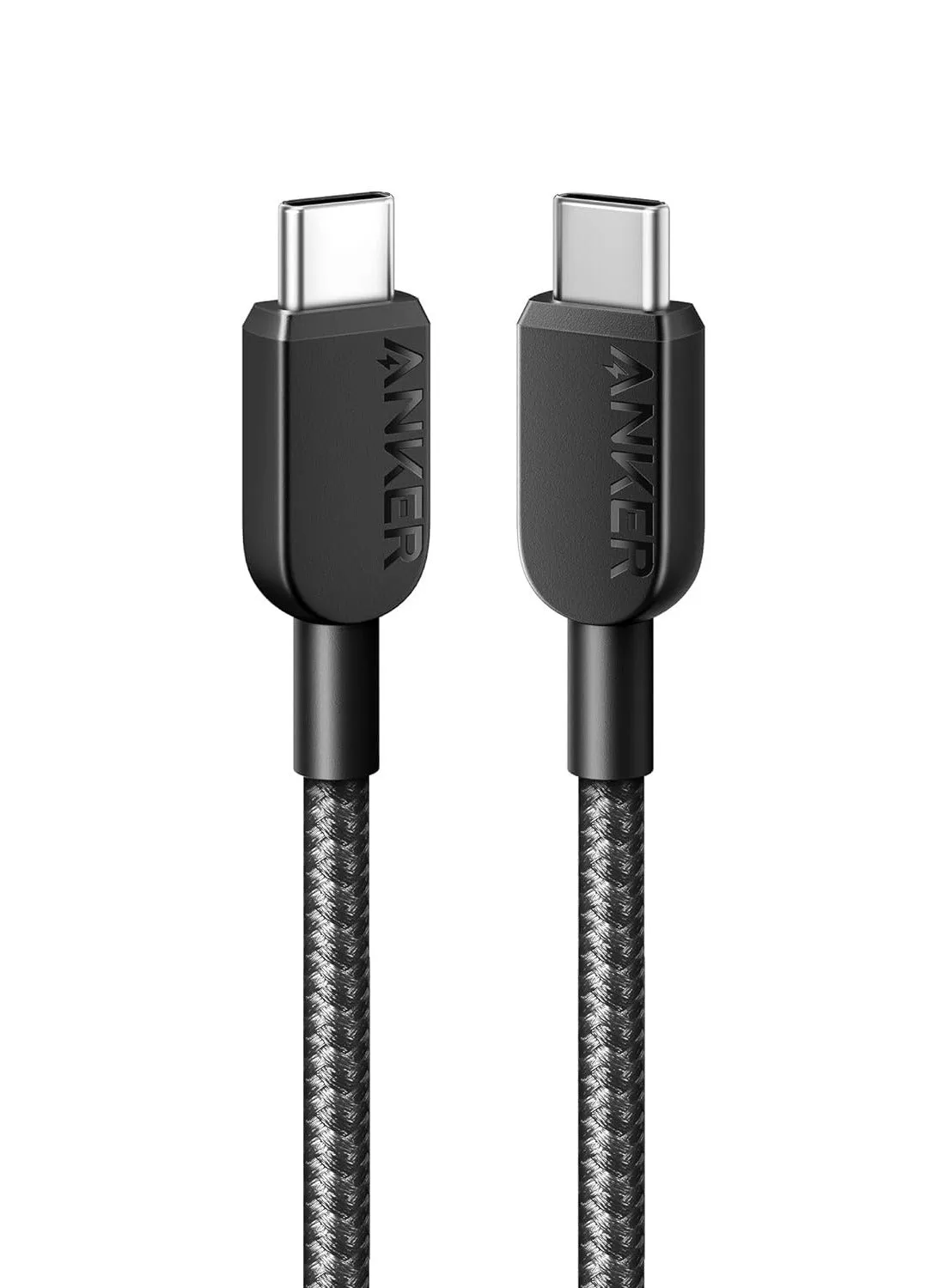 كابل 310 USB C إلى USB C (مضفر بطول 3 أقدام) 60 وات أسود سبج-1