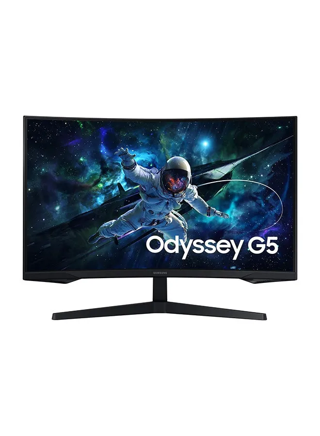 شاشة ألعاب منحنية مقاس 32 بوصة أوديسي G5 G55C QHD 165 هرتز 1 مللي ثانية، FreeSync، LS32CG552EMXUE أسود-1