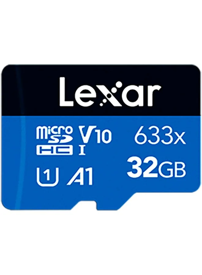 بطاقة ذاكرة microSDXC UHS-I عالية الأداء سعة 32 جيجابايت باللون الأزرق-1