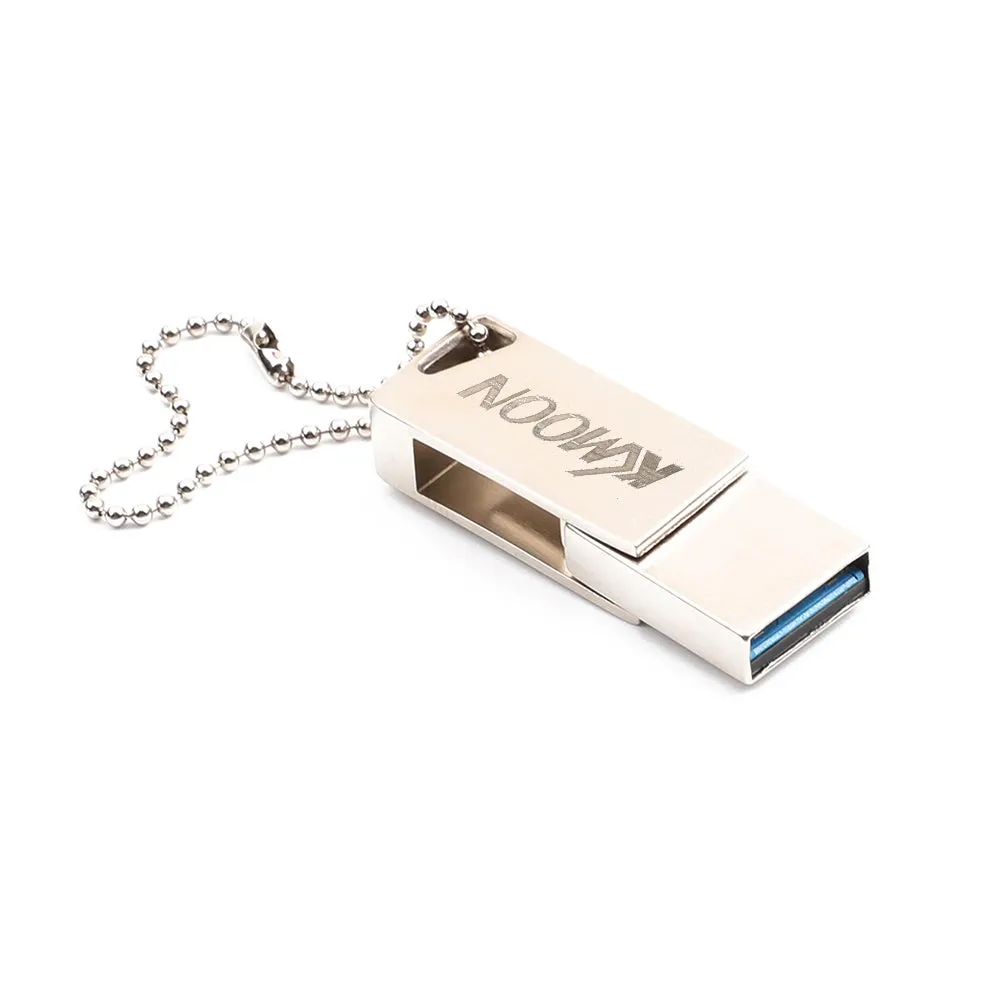 فلاش درايف Type-C USB 3.0 صغير محمول سعة 32 جيجابايت C8247-32-L فضي-1