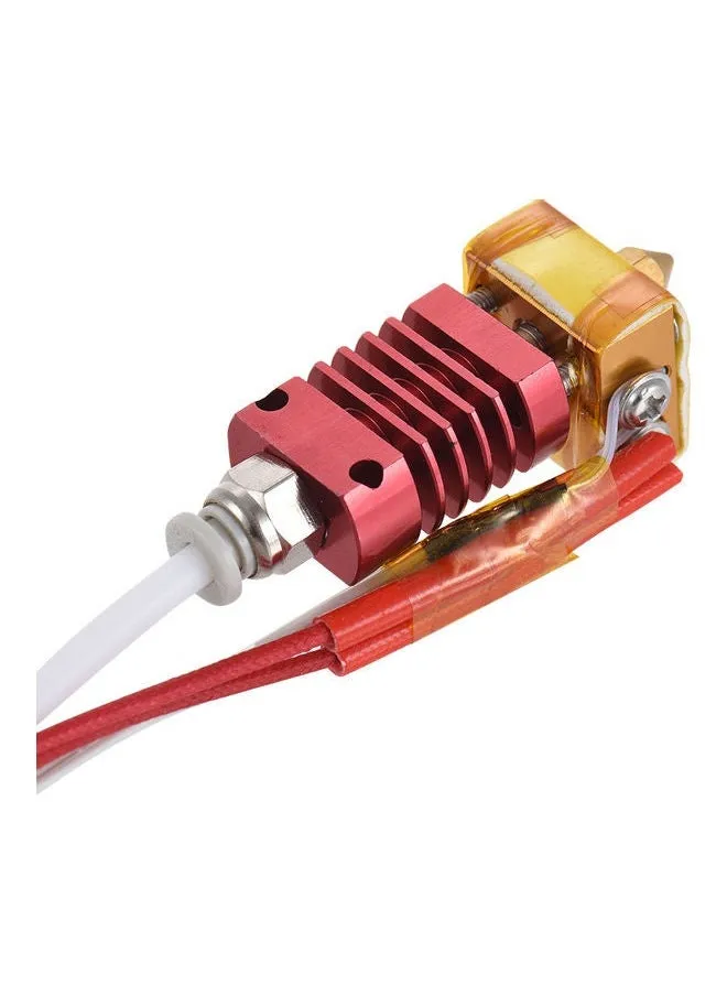 3D Printer Extruder Kit Red/White/Yellow-2