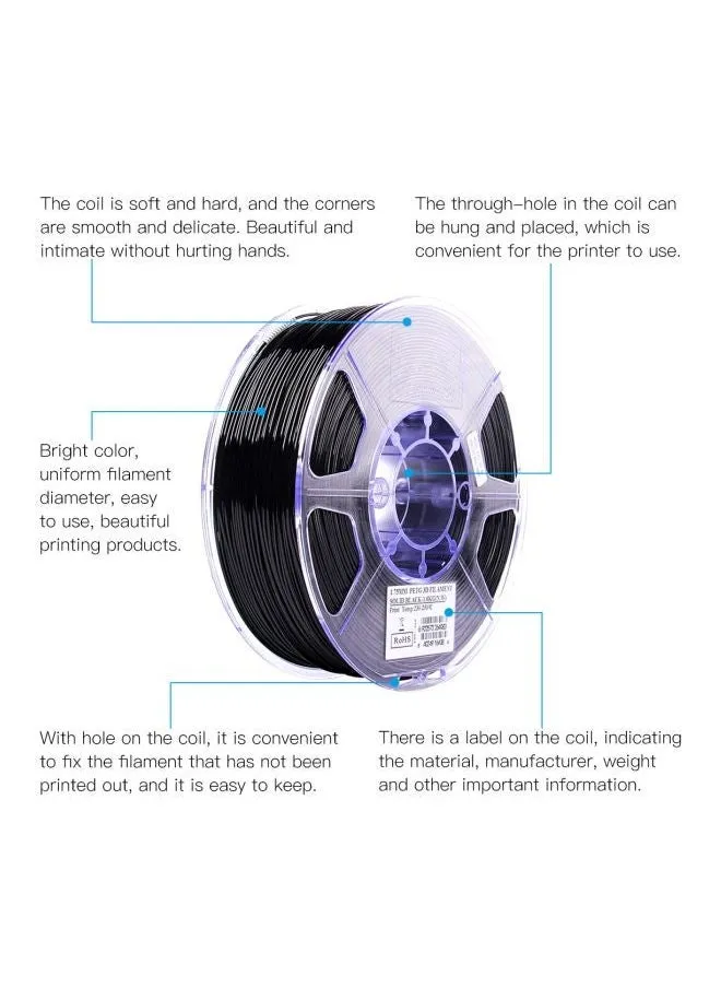 3D Printer Filament Black-2