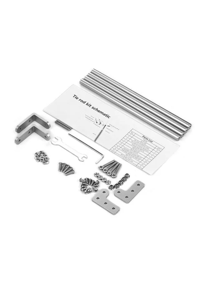 3D Printer Supporting Pull Rod Kit Silver-1