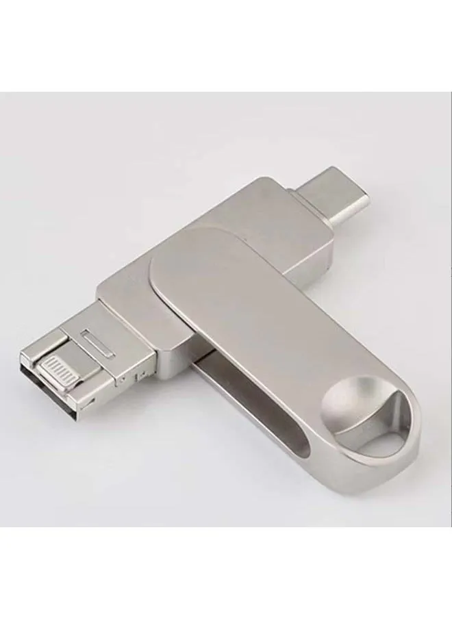 محرك أقراص فلاش USB للهاتف المحمول 4 في 1 سعة 128 جرامًا مناسب لأجهزة كمبيوتر Apple من النوع C التي تعمل بنظام Android-1