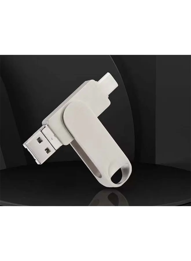 محرك أقراص فلاش USB للهاتف المحمول 4 في 1 سعة 128 جرامًا مناسب لأجهزة كمبيوتر Apple من النوع C التي تعمل بنظام Android-2