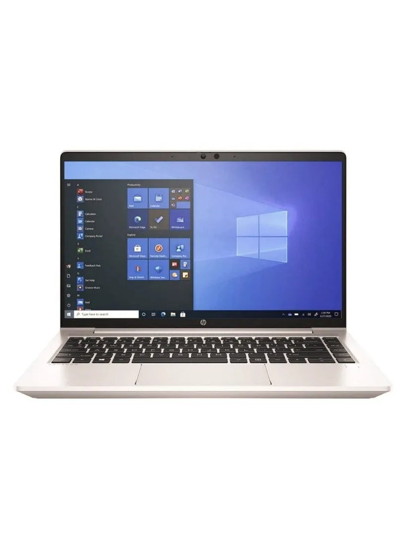 كمبيوتر محمول 455¬†G8 ProBook بشاشة مقاس 15.6 بوصة عالية الدقة بالكامل، ومعالج Ryzen 5-5600U/ذاكرة وصول عشوائي 8 جيجابايت/محرك أقراص SSD سعة 256 جيجابايت/DOS (بدون نظام تشغيل Windows)/رسومات AMD Radeon/ فضي باللغة الإنجليزية/العربية-1