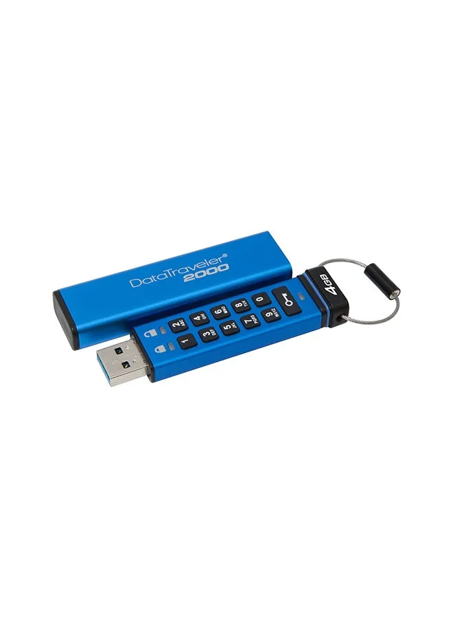 لوحة مفاتيح 4 جيجابايت USB 3.0 DT2000، 256 بت AES مشفرة بالأجهزة-2