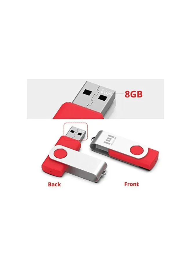 5 قطع فلاش درايف بمنفذ USB 8.0 GB-2