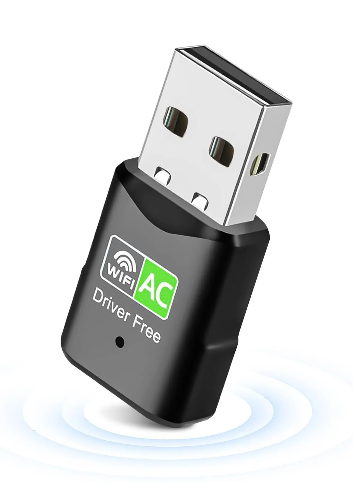 عصا USB WLAN بسرعة 650 ميجابت في الثانية، محول WLAN ثنائي النطاق، متوافق مع نظام التشغيل Windows Vista/XP/Win7/8.1/10/11-1