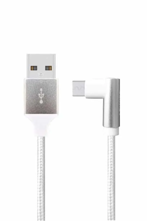 كابل USB A إلى Micro USB مضفر من النايلون بطول 6 أقدام-1