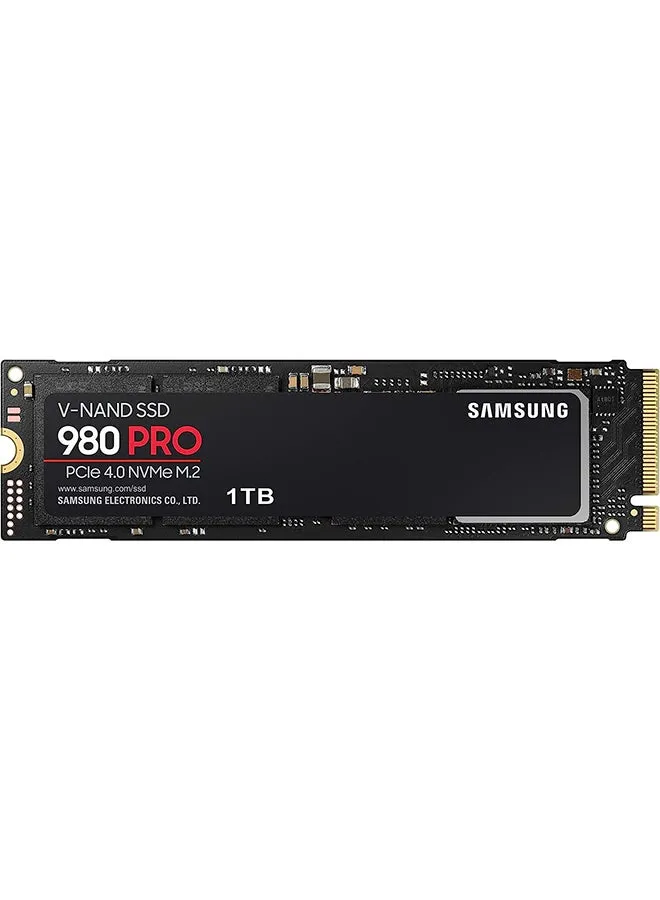 980 PRO PCIe 4.0 (مكرر إلى 7.000 ميجابايت/ثانية) NVMe M.2 (2280) محرك الحالة الصلبة الداخلي (SSD) (MZ-V8P1T0BW)-1