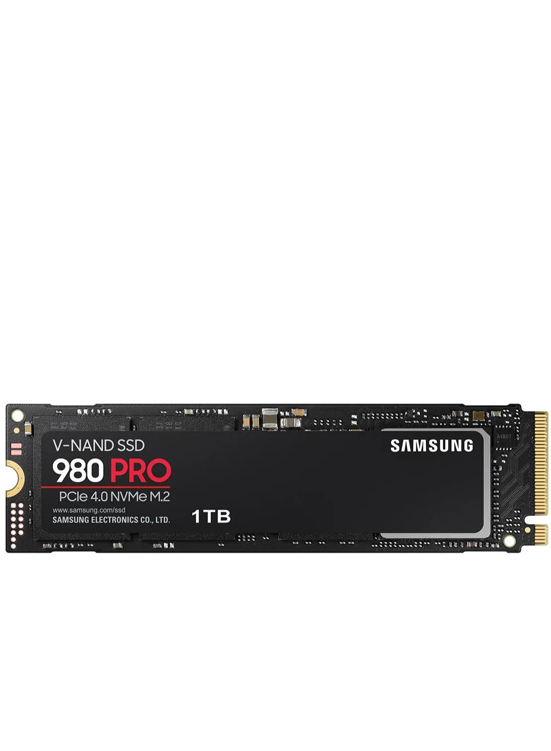 بطاقة ذاكرة 980 PRO SSD 1TB PCIe 4.0 NVMe Gen 4 Gaming M.2 محرك أقراص ثابت داخلي ذو حالة صلبة، أقصى سرعة، تحكم حراري، MZ-V8P1T0B-1